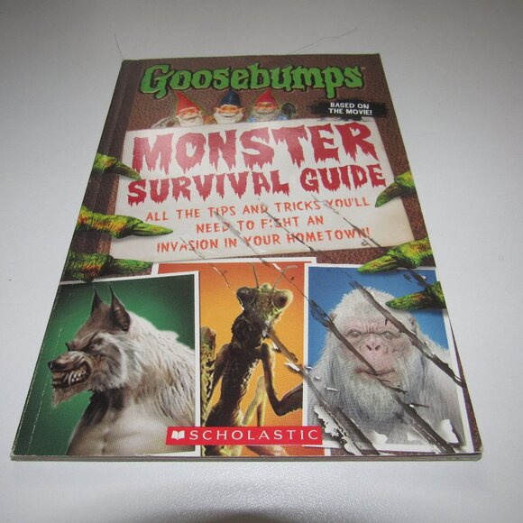 Scholastic Other - Goosebumps Monster Survival Guide Scholastic Paperback Movie Tie-In R.L. Stine